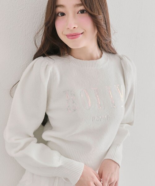 OLIVE des OLIVE（オリーブデオリーブ）の「スパンコール刺繍トップス