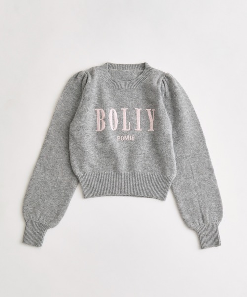 OLIVE des OLIVE（オリーブデオリーブ）の「スパンコール刺繍トップス（ニット/セーター・レディース・オフホワイト/トップグレー/サックスブルー/ブラック・FREE）」の8枚目の写真