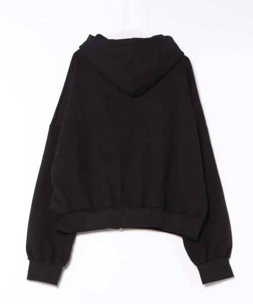 ankoROCK（アンコロック）の「a.p.o.v. ネイティブスタッズデザインボリュームネックスウェットオーバーサイズジップアップパーカー（パーカー・メンズ・ブラック/グレー・ONESIZE）」の3枚目の写真