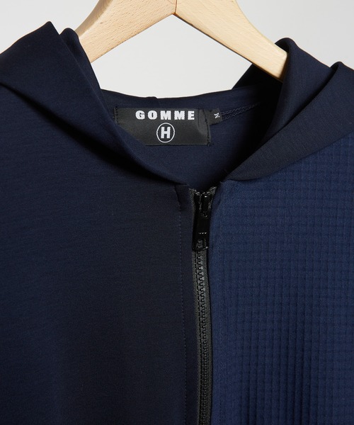 GOMME HOMME(ゴムオム)の「2wayジップパーカー(パーカー・メンズ・ブラック/ネイビー・MEDIUM)」の5枚目の写真