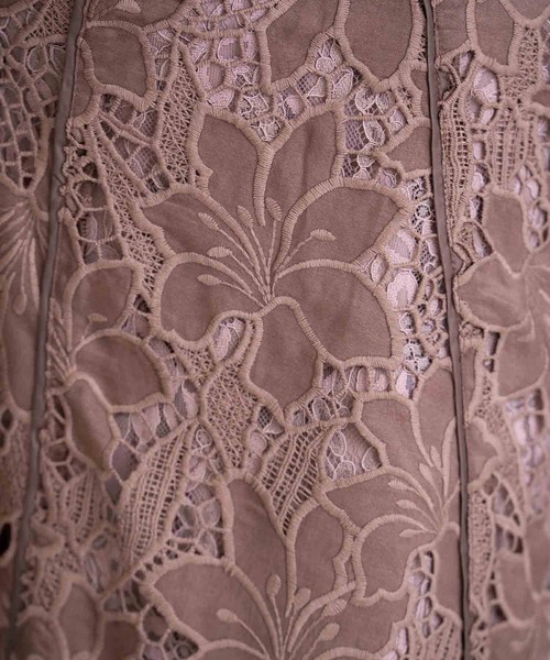 NOELA（ノエラ）の「レースレイヤードトルネードスカート（スカート・レディース・ピンク/ブラウン/オフホワイト・S/M）」の22枚目の写真