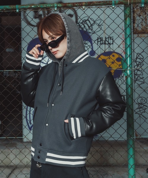 improves（インプローブス）の「メルトン スタジャン（スタジャン・メンズ・チャコール/ブラック・SMALL/MEDIUM/LARGE/X-LARGE）」の9枚目の写真