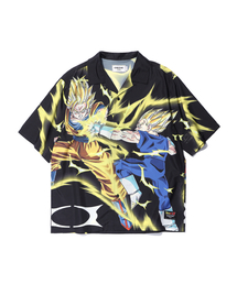 CRITIC（クリティック）の「CRITIC x DRAGON BALL Z SON GOKU VS MAJIN VEGETA OPEN COLLAR SHIRT BLACK（シャツ/ブラウス）」