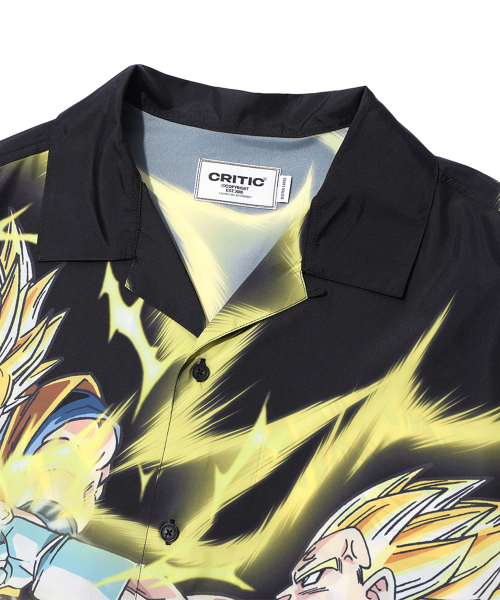 CRITIC(クリティック)の「CRITIC x DRAGON BALL Z SON GOKU VS MAJIN VEGETA OPEN COLLAR SHIRT BLACK(シャツ/ブラウス・レディース・その他・LARGE/X-LARGE)」の3枚目の写真