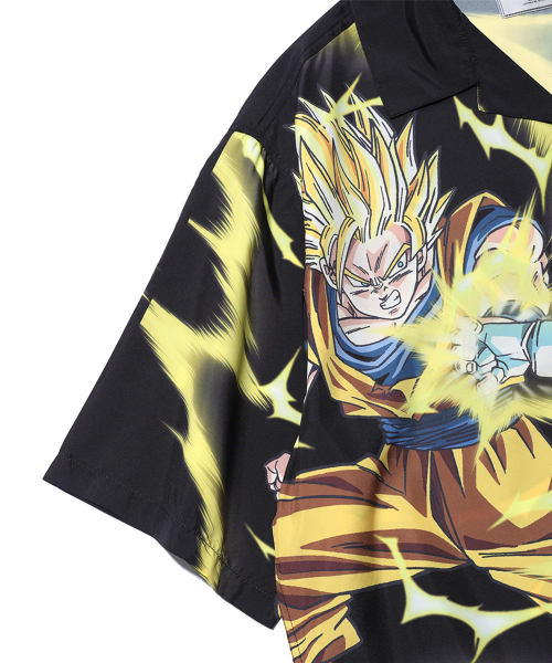 CRITIC(クリティック)の「CRITIC x DRAGON BALL Z SON GOKU VS MAJIN VEGETA OPEN COLLAR SHIRT BLACK(シャツ/ブラウス・レディース・その他・LARGE/X-LARGE)」の4枚目の写真