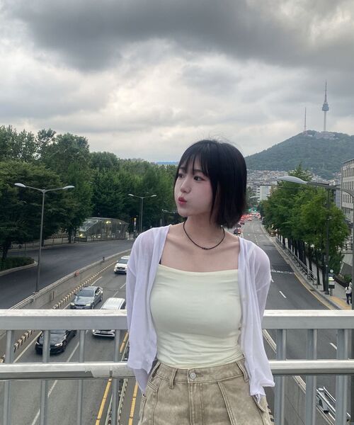 LADY VOLUME(レディーボリューム)の「エリススクエアタンクトップ (アイボリー)(Tシャツ/カットソー・レディース・その他・SMALL/MEDIUM)」の8枚目の写真