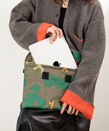 MILLION CARATS（ミリオンカラッツ）の「“キルティング×撥水”《the3》軽やかに持ち歩く、もこもこ中綿のPCケース（PC・タブレットケース・レディース）」