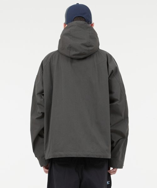 LMCの「CURVED WINDBREAKER JACKET charcoal(ナイロンジャケット・レディース・その他・LARGE/X-LARGE)」の5枚目の写真