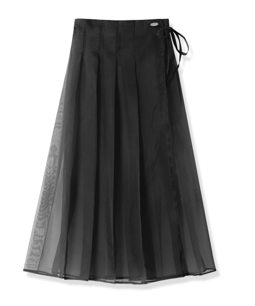 Vivacious(ビバシャス)の「Wendy Wrap Skirt - 3COL(スカート・レディース・チャコール/ブラック/カーキ・FREE)」の9枚目の写真