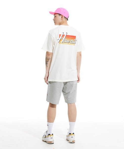 CREAM SODA LAB(クリームソーダラボ)の「ハワイバックプリント半袖Tシャツアイボリー(Tシャツ/カットソー・メンズ・その他・X-LARGE/XX-LARGE/LARGE/MEDIUM)」の9枚目の写真