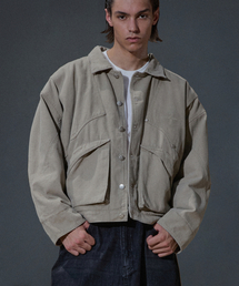 NOT4NERD(�m�b�g�t�H�[�i�[�h)��Western Crop Oxford Jacket - Beige(�f�j���W���P�b�g)