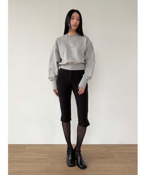 Didot.showroom（ディドット ショールーム）の「【DIDOT.】ミディカプリパンツ（その他パンツ・レディース・ブラック/ブラウン・S/M/L）」の5枚目の写真