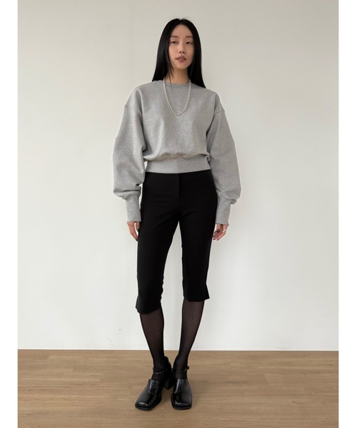 Didot.showroom（ディドット ショールーム）の「【DIDOT.】ミディカプリパンツ（その他パンツ・レディース・ブラック/ブラウン・S/M/L）」の6枚目の写真