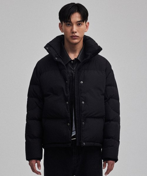 COVERNAT x WRANGLER] ハイネックコラボアートワークダックダウン 