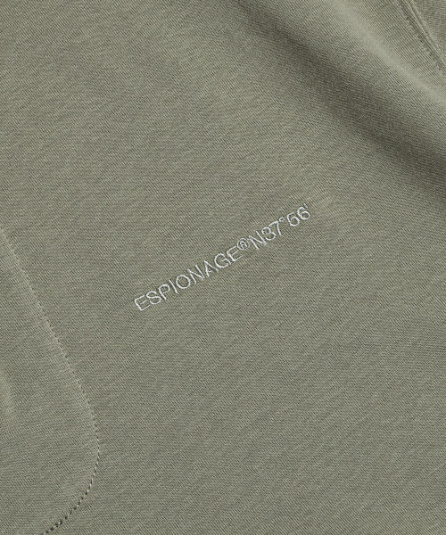 ESPIONAGE(エスピオナジ)の「Quarter Zip Collar S/S Sweatshirt Olive(ポロシャツ・レディース・その他・LARGE/MEDIUM/X-LARGE)」の6枚目の写真