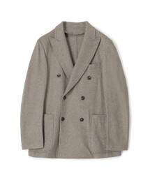 セール】リネンウール ダブルブレステッド6Bジャケット Dormeuil
