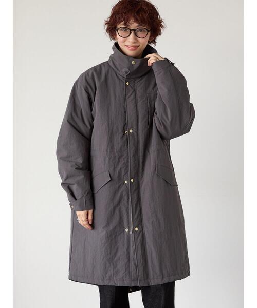 Lugnoncure(ルノンキュール)の「中綿モッズコート(その他アウター・レディース・グレー/ネイビー・F)」の6枚目の写真