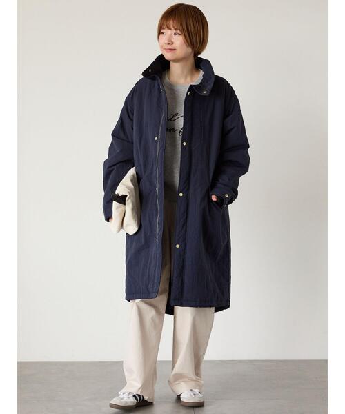 Lugnoncure(ルノンキュール)の「中綿モッズコート(その他アウター・レディース・グレー/ネイビー・F)」の9枚目の写真