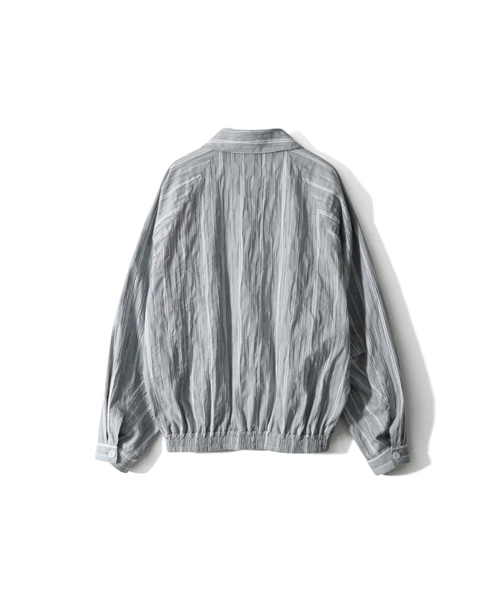 HORLISUN(ホーリーサン)の「Visitor Dobby Stripe Jacket North Green(その他アウター・レディース・その他・LARGE/MEDIUM/SMALL)」の4枚目の写真