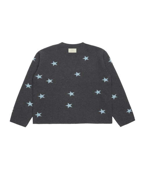 LARTIGENT（ラーティゼン）の「L19 STAR KNIT(GRAY)（ニット/セーター・レディース・その他・FREE）」の2枚目の写真