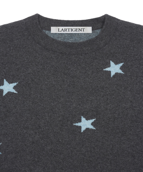 LARTIGENT（ラーティゼン）の「L19 STAR KNIT(GRAY)（ニット/セーター・レディース・その他・FREE）」の3枚目の写真