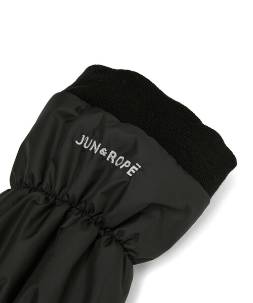 JUN&ROPE'(ジュンアンドロペ)の「中わたレッグウォーマー/撥水・防風(レッグウォーマー・レディース・ベージュ/ホワイト/ブラック・FREE)」の4枚目の写真