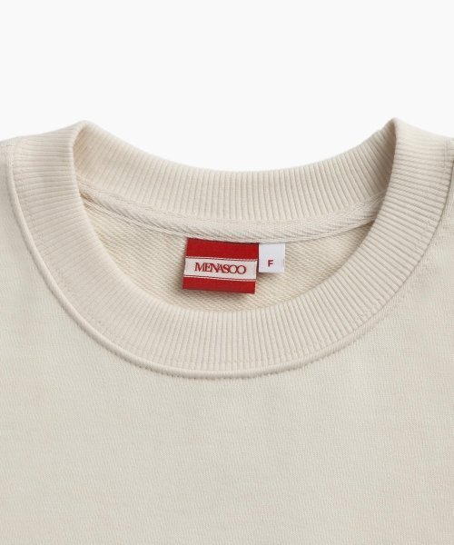 MENASOO（ミナス）の「WOMEN SLOGAN LOOSE-FIT DRESS_IVORY（ワンピース・レディース・アイボリー・F）」の7枚目の写真