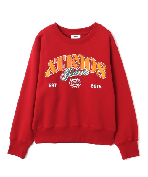 atmos pink（アトモスピンク）の「atmos pink College Logo Sweat shirt / アトモス ピンク カレッジ ロゴ スウェット シャツ（スウェット・レディース・バーガンディー/グレー/ブラウン・S/M）」の3枚目の写真