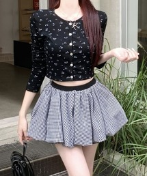 Mejoul | 【2026春夏新作】【インパン付】ウエストゴムボリュームバルーンミニスカート(スカート)