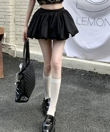 Mejoul（メジュール）の「【2026春夏新作】【インパン付・ウエストゴム】パンプキンバルーンミニスカート（スカート）」