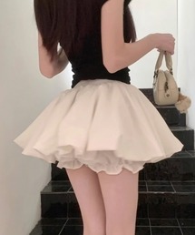 Mejoul（メジュール）の「【2026春夏新作】【インパン付・ウエストゴム】パンプキンバルーンミニスカート（スカート）」