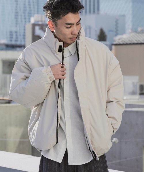 セール】Hibiki-style Basic Down Jacket / 比翼仕立て スタンドネック