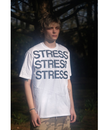 ERTR（イーアールティーアール）の「Stress T-Shirt White（Tシャツ/カットソー）」