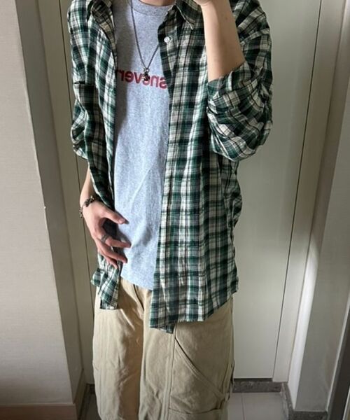 ANYTIME LOREAK(エニタイムロレーク)の「Iris shirt-Green (RENEWAL)(シャツ/ブラウス・メンズ・その他・SMALL/MEDIUM/LARGE/X-LARGE)」の16枚目の写真
