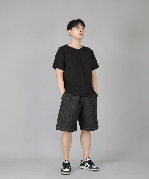 SAINTCREW(セントクルー)の「パティグショーツ EFS-348 ブラックデニム(その他パンツ・メンズ・その他・MEDIUM/LARGE/X-LARGE)」の7枚目の写真