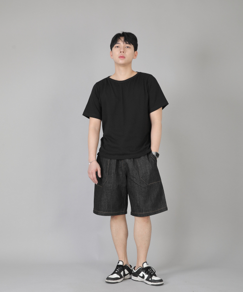SAINTCREW(セントクルー)の「パティグショーツ EFS-348 ブラックデニム(その他パンツ・メンズ・その他・MEDIUM/LARGE/X-LARGE)」の8枚目の写真
