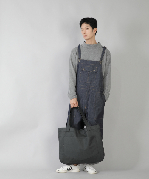 SAINTCREW（セントクルー）の「ラウンドボリュームペンタゴンポケットエコバッグ RVP-146 チャコール（エコバッグ/サブバッグ・メンズ・その他・フリー）」の7枚目の写真