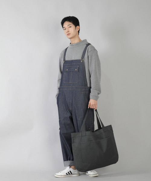 SAINTCREW（セントクルー）の「ラウンドボリュームペンタゴンポケットエコバッグ RVP-146 チャコール（エコバッグ/サブバッグ・メンズ・その他・フリー）」の8枚目の写真