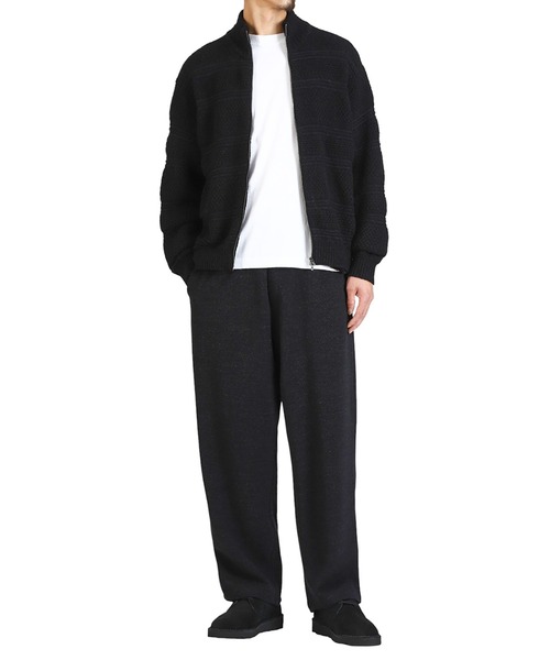 ARKnets（アークネッツ）の「crepuscule / クレプスキュール：別注 Multi Border Mix Drivers：ONLYARK-2-2523[COR]（Tシャツ/カットソー・メンズ・ブラック・1/2）」の14枚目の写真
