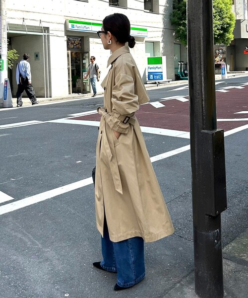 fredy emue（フレディエミュ）の「【発売のたびに即完売する大人気アイテム】袖ボリュームトレンチコート（トレンチコート・レディース・ベージュ・38/36）」の10枚目の写真