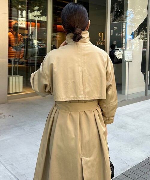 fredy emue（フレディエミュ）の「【発売のたびに即完売する大人気アイテム】袖ボリュームトレンチコート（トレンチコート・レディース・ベージュ・38/36）」の15枚目の写真