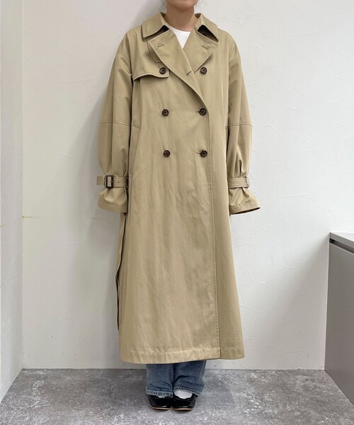 fredy emue（フレディエミュ）の「【発売のたびに即完売する大人気アイテム】袖ボリュームトレンチコート（トレンチコート・レディース・ベージュ・38/36）」の18枚目の写真