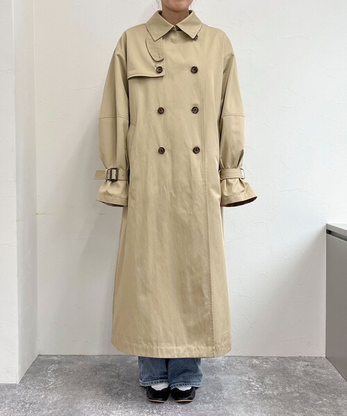 fredy emue（フレディエミュ）の「【発売のたびに即完売する大人気アイテム】袖ボリュームトレンチコート（トレンチコート・レディース・ベージュ・38/36）」の19枚目の写真