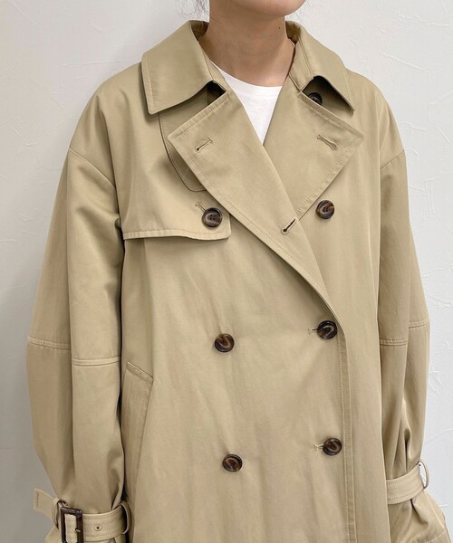 発売のたびに即完売する大人気アイテム】袖ボリュームトレンチコート