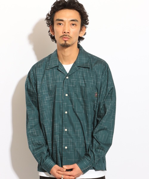 ROTAR（ローター）の「Sparkling Open Collar Shirt（シャツ/ブラウス・メンズ・サックスブルー/オフホワイト/グリーン・MEDIUM/LARGE/X-LARGE）」の2枚目の写真