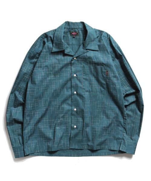 ROTAR（ローター）の「Sparkling Open Collar Shirt（シャツ/ブラウス・メンズ・サックスブルー/オフホワイト/グリーン・MEDIUM/LARGE/X-LARGE）」の7枚目の写真