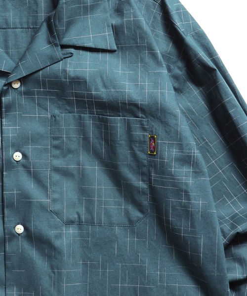 ROTAR（ローター）の「Sparkling Open Collar Shirt（シャツ/ブラウス・メンズ・サックスブルー/オフホワイト/グリーン・MEDIUM/LARGE/X-LARGE）」の9枚目の写真