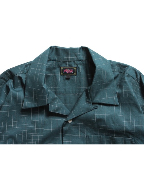 ROTAR（ローター）の「Sparkling Open Collar Shirt（シャツ/ブラウス・メンズ・サックスブルー/オフホワイト/グリーン・MEDIUM/LARGE/X-LARGE）」の11枚目の写真