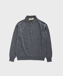 【THE TOKYO/ザトウキョウ】素肌で着られる、上質ウールニットポロ / CROZE NZ 2/60 Knit POLO