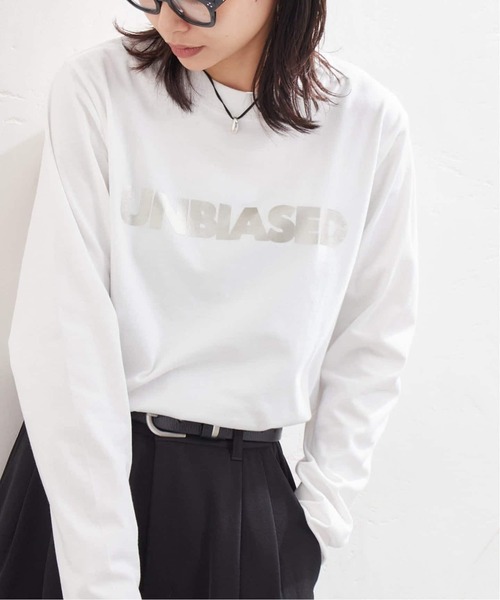 JOURNAL STANDARD(ジャーナルスタンダード)の「《追加2》UNBIASEDロングスリーブ Tシャツ(Tシャツ/カットソー・レディース・ホワイト/シルバー/ブラック系その他・FREE)」の17枚目の写真